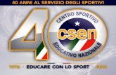 FINALI NAZIONALI CSEN 2016€¦ · della Totti Soccer School sorge ad Ostia Antica, a ridosso del noto sito archeologico ed immerso nella pineta di Castelfusano. Vanta 35.000 mq di