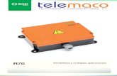 vela.tia R70 telemaco TELE-MANDOS Y COMUNICACIONES, S.L. Flexibilidad y … · 2017. 3. 8. · TELE-MANDOS Y COMUNICACIONES, S.L. Flexibilidad y múltiples aplicaciones . Características