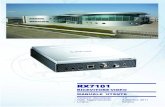 RX7101 - Tecnoalarm _10.pdf · 2-4 Network video receiver - RX7101 2.1.2 RX7101 - VISTA POSTERIORE 2.1.2.1 INGRESSO 12V DC Collegare al trasformatore di alimentazione esterno fornito.