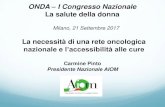 Osservatorio Nazionale sulla salute della donna e di genere - … · 2017. 9. 22. · Confronto tra Italia e Europa in sopravvivenza a 5 anni dalla diagnosi (2000-2009) Italia (%)