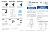 VALVOLE DI SICUREZZA SAFETY VALVES - Kramer Italia · 1/2”. Taratura fino a 8 bar. Misura 1/2”. CE PED Diaphragm safety valve with O-ring inlet connection and flanged outlet connection