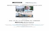 DAL 14 AL 17 OTTOBRE AL CINEMAbiografilmfestival.com/guest/RENZO PIANO_PB_ITA.pdf · Renzo Piano, architetto italiano tra i più celebri al mondo, autore del Centre Pompidou di Parigi,