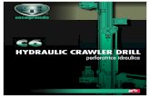 HYDRAULIC CRAWLER DRILL€¦ · Velocità di traslazione Travel speed 0 ÷ 1,7 km/h Pendenza max. superabile Max. gradeability 20° Pressione speciﬁ ca al suolo Ground pressure