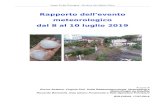 Rapporto dell’evento meteorologico dal 8 al 10 luglio 2019 · 2019. 7. 19. · Arpae Emilia-Romagna - Struttura Idro-Meteo-Clima Rapporto dell’evento meteorologico dal 8 al 10