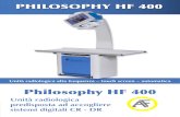 Philosoph F 400 PSP F 400 - Angelo Franceschini PSP F 400 Unitأ  radiologica alta frequenza â€“ touch