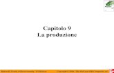 Capitolo 9 La produzione - Università degli Studi di Bari ... · Capitolo 9 La produzione. ... Figura 9-10: Mappe degli isoquanti nel caso di input sostituti perfetti (es benzina