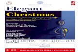 Elegant Christmas - Circolo Aziendale Dipendenti Banca ... · Christmas un viaggio nella musica di Burt Bacharach attraverso le sue grandi voci Concerto della Banda Città di Mantova