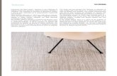 Textures - G.T.DESIGN. · Textures Evoluzione del tema stuoia, Textures è una collezione di tappeti a base lana tessuti su telaio meccanico, flessibili e resistenti, che consente