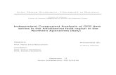 Independent Component Analysis of GPS time series in the ... ·