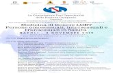 Medicina di Genere LGBT Persone omosessuali, intersessuali ... · Persone omosessuali, intersessuali e transessuali in Sanità La Commissione Pari Opportunità della Regione Campania