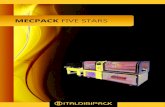 MECPACK FIVE STARS - Italdibipack group€¦ · MECPACK FIVE STARS Italdibipack da 40 anni prima nel proporre sempre nuovi ed esclusivi sistemi di imballaggio e confezionamento, non