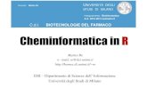 Cheminformatica in Rre/Corsi/Bioinfo13BTF/... · molecola utilizzando una sola riga di testo . 8 MOL file benzene1 ACD/Labs0812062058 3 6 6 0 0 0 0 0 0 0 0 1 V20004 1.9050 -0.7932