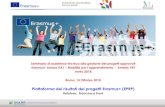 Piattaforma dei risultati dei progetti Erasmus+ (EPRP) · Seminario di assistenza tecnica alla gestione del progetti approvati ... Finale Risultati ... EDIT Lista progetti di cui