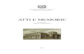 ATTI E MEMORIE · 2020. 2. 10. · 12 aprile - Presentazione del volume sulla didattica della fisica Un mestie-re difficile (realizzato in formato digitale) a cura dell’autore Ledo