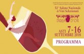 ASTI SETTEMBRE 2018 - Douja d'Or 2020 · PDF file Barbera d’Asti e Vini del Monferrato. Infine, il 15 e 16 settembre in Piazza Cattedrale si può assistere alla Douja del Palio,