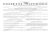 DELLA REGIONE SICILIANA · zione della direttiva 2009/28/CE sulla promozione dell’uso Ritenuto di dovere provvedere, su proposta dell’Asses- zione della Regione” e relativo