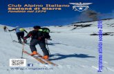 Club Alpino Italiano Alpinismo Giovanile (ciaspolata 8 - 17 anni) Passeggiata con le racchette da neve, tra i sentieri innevati del Parco Regionale dell’Etna, nei pressi del rifugio