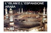 L ISLAM E L ESPANSIONE ARABA · 2015. 3. 29. · L’islam: continuità tra fede e politica! Il potere del sovrano assume e unifica due funzioni! suprema autorità religiosa! prima