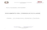 DOCUMENTO DEL CONSIGLIO DI CLASSE · Centrale: Viale Macallè, 54 - 13900 - Biella (BI) Tel. 015- 402748 Fax. 015-8496093 C.F. 90067580028 * Anno Scolastico 2019/2020 DOCUMENTO DEL