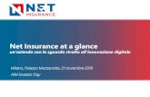 Net Insurance at a glance...posizione nel business della CQ ed un orientamento Offriamo soluzioni agili e innovative nell’ambito della protezione, dedicate alla Persona, alla Famiglia