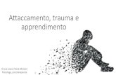 Attaccamento, trauma e apprendimento - USR Umbria · 2020. 7. 7. · L’attaccamento Attraverso la comunicazione preverbale e verbale, visivo-facciale, tattile-gestuale e uditiva