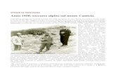Anno 1958: soccorso alpino sul monte Camicia. · Anno 1958: soccorso alpino sul monte Camicia. Nell’ultima decade del mese di ottobre del 1958, nei giorni in cui a Roma il conclave