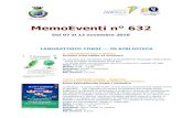 MemoEventi n° 632 - Biblioteca Arzignano · "La vaccinazione antinfluenzale" a cura dei medici della neonata medicina di gruppo integrata "Alte cure" di Alte di Montecchio Maggiore.