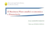 Il Business Plan: analisi economica e finanziaria · Il Business Plan FUNZIONI: •Serve per formalizzare le idee di gestione dell’impresa •Serve come strumento di verifica per