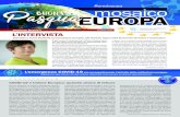 Newsletter Numero 7 L’INTERVISTA Europa 7_2020.pdf · mosaico Newsletter Numero 7 10 aprile 2020 EUROPA L’INTERVISTA È già tempo di revisione per il Piano d’Azione euro-peo