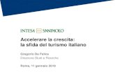 Accelerare la crescita: la sfida del turismo italiano · Il turismo ha giocato un ruolo fondamentale nell’accelerare la crescita dell’economia italiana nel 2017, ed è destinato