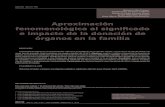 18 - 29 Aproximacion fenomenologica - SciELO Colombia · 2018. 10. 29. · sionales (2), lo que crea una barrera que hace menos eficaz al profesional en la obtención de órganos,