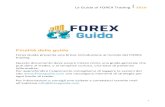 Finalità della guida - Forex Trading Online - Forexguida.com · La Guida al FOREX Trading 2016 Introduzione al Forex Se stai leggendo questa guida vuol dire che in qualche modo D
