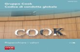 Gruppo Cook · 39 Social media 40 Fornire informazioni al governo 41 Attività politiche e lobbismo ... Tutti i dipendenti delle aziende del Gruppo Cook Incorporated ("Cook") a livello