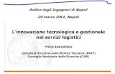 L’innovazione tecnologica e gestionale nei servizi logistici · ICT e innovazione gestionale nelle imprese logistiche Margine Trasporto e magazzinaggio Integrazione Trasporto e