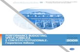 MINISTERO - · PDF file Performance‐budgeting, spesa pubblica e contesto istituzionale: l’esperienza italiana 3 Sommario La valutazione della performance dell’operatore pubblico