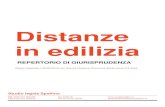 Distanze in edilizia 2018. 3. 22.آ  Distanze in edilizia REPERTORIO DI GIURISPRUDENZA. Opera rilasciata