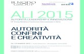 18° Group Relations Conference Internazionale in Italia AUTORITÀ CONFINI E CREATIVITÀ news/2015_leaflet_ALI.pdf · 2015. 3. 6. · insorgono tra confini e creatività nella Conference.
