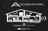 KIT ANTIFURTO GSM - Convenzioni Genova · 2018. 1. 1. · 6 8D5829 _ Casa Protetta - KIT ANTIFURTO 7 8D5829 _ Casa Protetta - KIT ANTIFURTO Dove NON installare il sensore Anti-intrusione:
