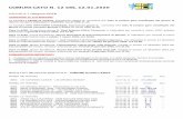 COMUNICATO N. 12 DEL 12.01 - Csi Lecco brianza 2019-2020...2012/01/20  · Comunicato n. 1 del 09/01/2020 Fasi finali Territoriali e Zonali Sport di squadra – Giustizia Sportiva.
