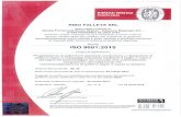 Ribo Pallets srl - Vendita EPAL PALLETS Milano, Ritiro Bancali … · 2019. 2. 18. · Certificato multisito. Il dettaglio dei siti è nell'allegato di questo certificato. Bureau