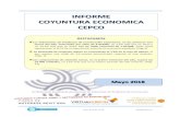 INFORME COYUNTURA ECONOMICA CEPCO...Informe Coyuntura CEPCO Mayo 2018 Página 3 Empleo Ante las cifras del paro de la actividad económica española del mes de Abril, con 3.335.868