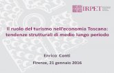 Il ruolo del turismo nell’economia Toscana...Il ruolo del turismo per l’occupazione Fonte: Asia 4,5 4,8 5,5 6,4 8,2 9,1 0 1 2 3 4 5 6 7 8 9 10 1971 1981 1991 2001 2008 2012 Quota