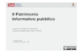 Il Patrimonio Informativo pubblico...• Dati e informazioni nella pubblica amministrazione da strumento a bene comune • Francesca Gleria (PaT) • Quadro normativo per la formazione,