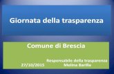Comune di Brescia ... Sito del Comune: inserimento e aggiornamento di dati, informazioni e documenti