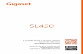 Gigaset SL450...Il telefono non può funzionare se manca la corrente. Non è possibile effettuare neppure chiamate di emergenza. Con blocco-tasti attivato non è possibile selezionare