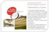 paesaggi agrari 2011 quarta campagna nazionale · 2014. 7. 15. · paesaggi agrari 2011 La Liguria,fragile e bellissima nel suo paesaggio costiero e nelle colline coltivate o boscose,