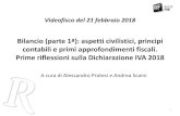 Bilancio (parte 1ª): aspetti civilistici, principi ...Cancellare dalla Relazione sulla Gestione e nella Nota Integrativa I riferimenti a component straordinari ... VARIAZIONI 2016
