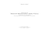 Elementi di Metodi Matematici della dceoldo/metodi/Elementi_di_Metodi_Matematici.pdf Elementi di metodi