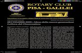 ROTARY CLUB PISA - GALILEIvivere di caccia e pesca, molto più facil-mente della pensione dei genitori e dei ... Andrea Bocelli (22/9) Edda Bresciani (23/9) Federico Da Settimo (3/9)