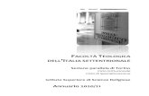 Facoltà Teologica dell’Italia Settentrionale – Sezione parallela di Torino 5 FACOLTÀ TEOLOGICA DELL’ITALIA SETTENTRIONALE SEZIONE PARALLELA DI …